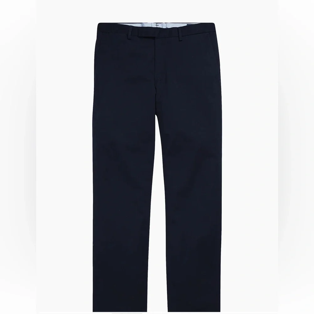 Polo Ralph Lauren Men’s Navy Blue Stretch Straigh Modern Fit Chino Pants 52X47‎